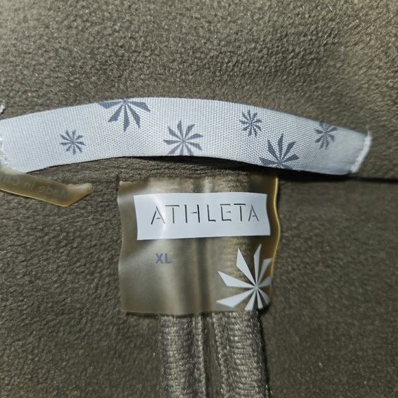 Athleta Fleece Peacoat - Picture 3 of 4